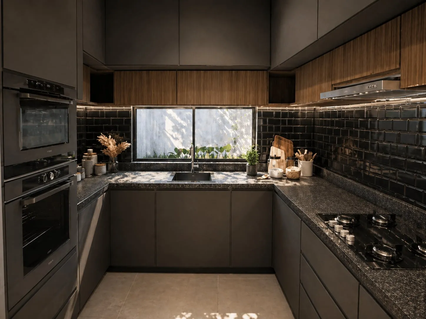 Cocina con barra — Duplex 1-4